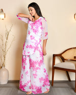 Angelina Pink Floral Cord Set