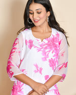 Angelina Pink Floral Cord Set