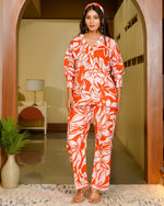 Laurel Orange Cotton Cord Set