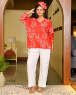 Amber Red Cotton Cord Set