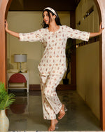 Vedia Cream Cotton Cord Set