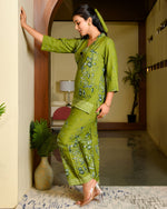 Rinji Green Cotton Cord Set