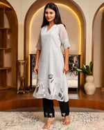 Daisy Gray Kurta Set