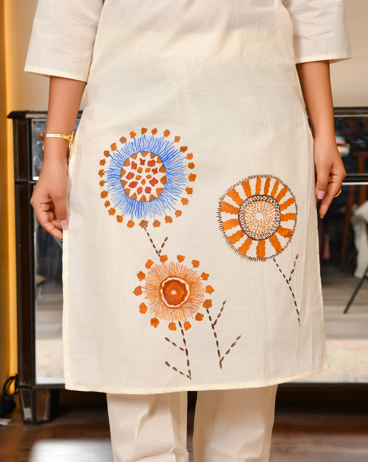 Mahobia Cream Kurta Set