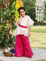 Flowy White Kaftan Set