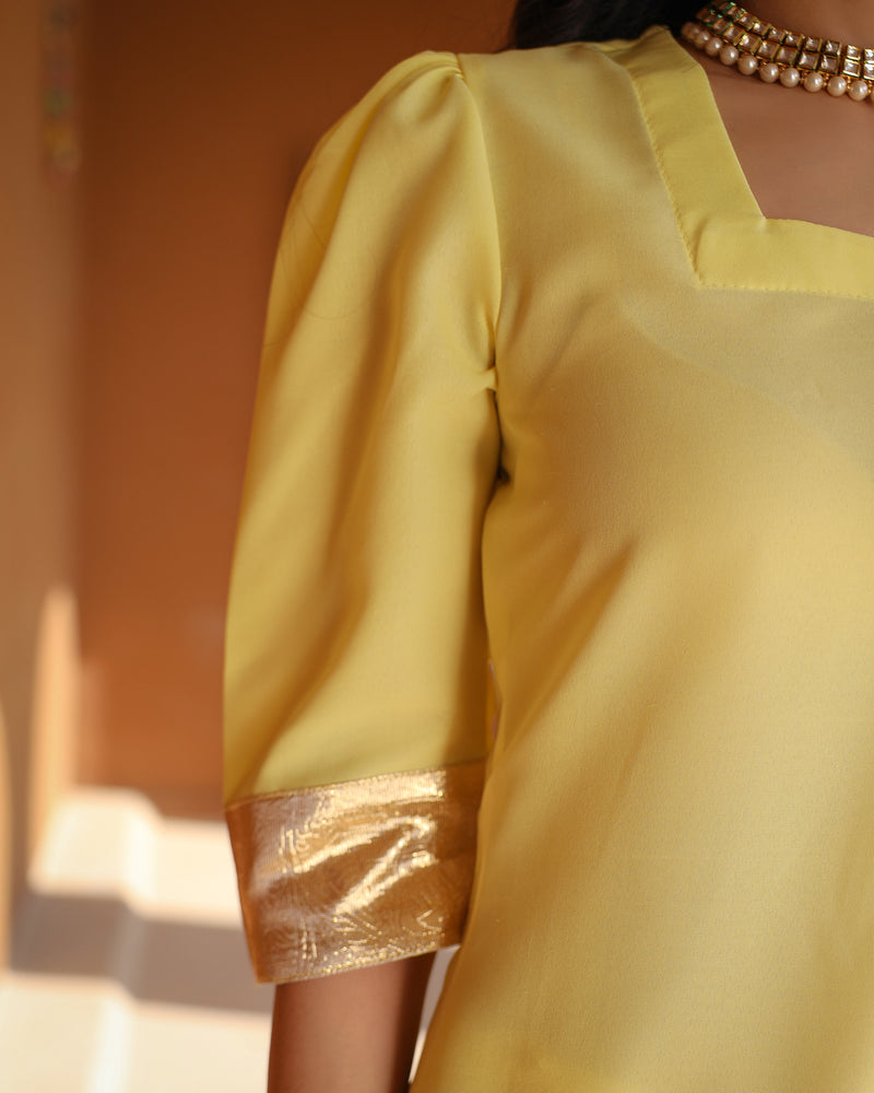 Inara yellow suit set