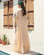 janya Beige Skirt Set