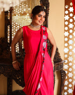 Anna Rani Pink Pleated Dress
