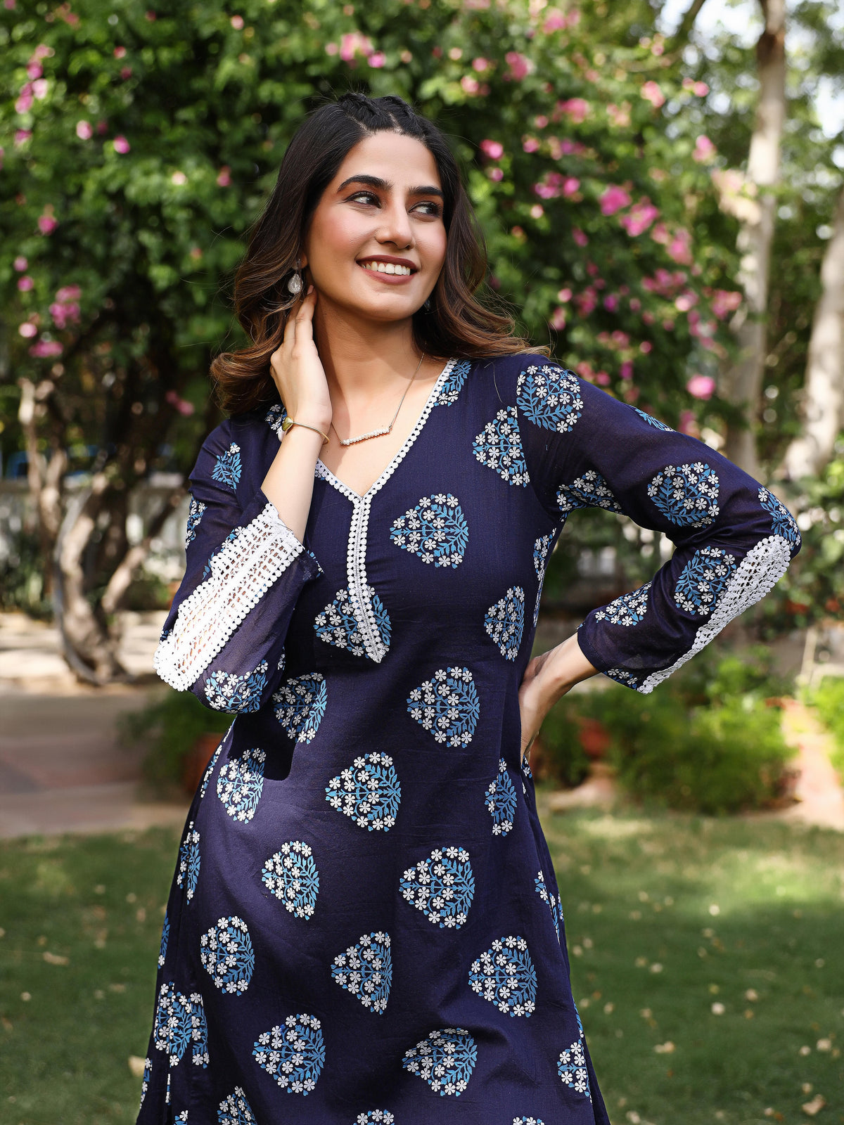 Ink Blue Kurta Set