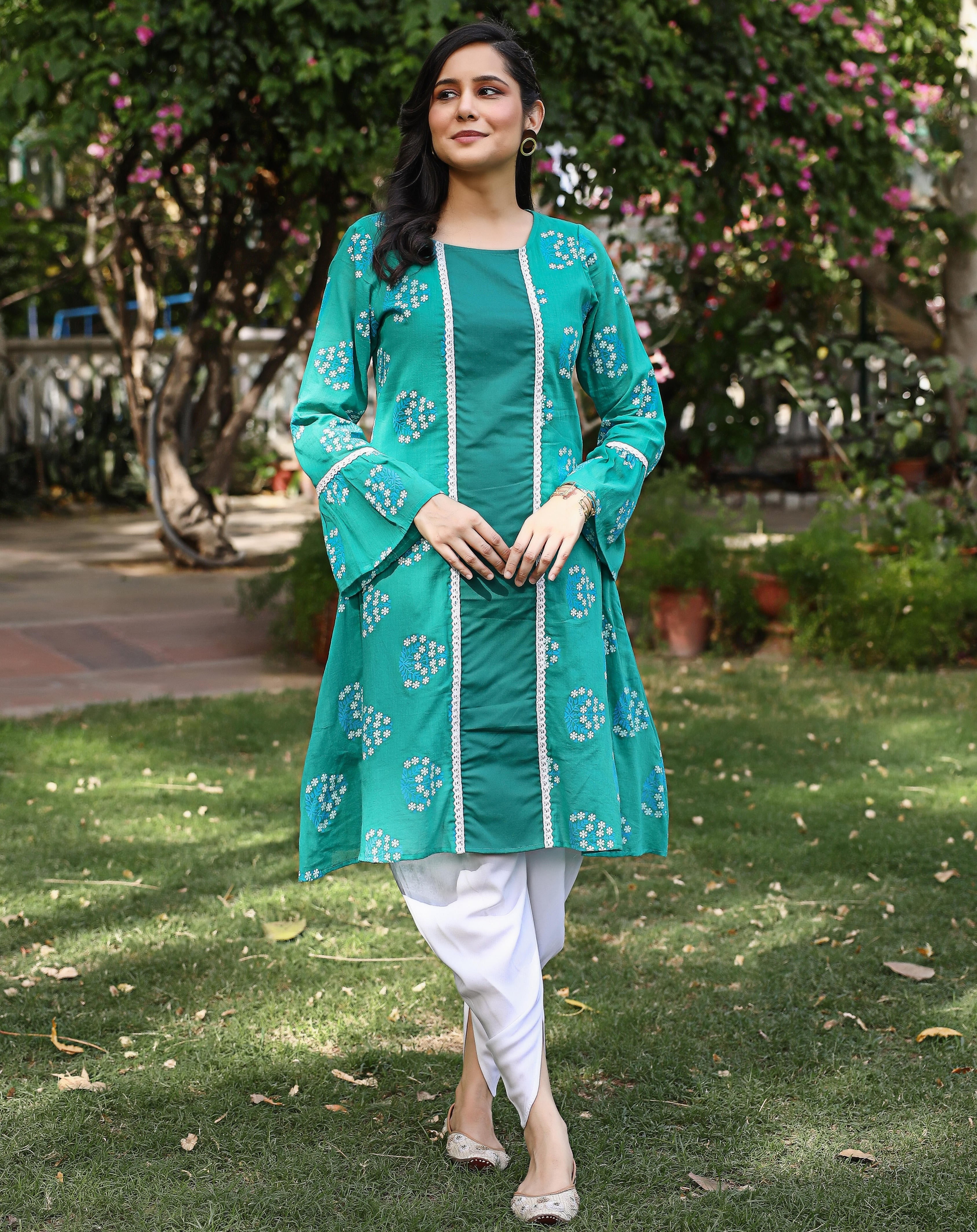 Eco Green Kurta Set