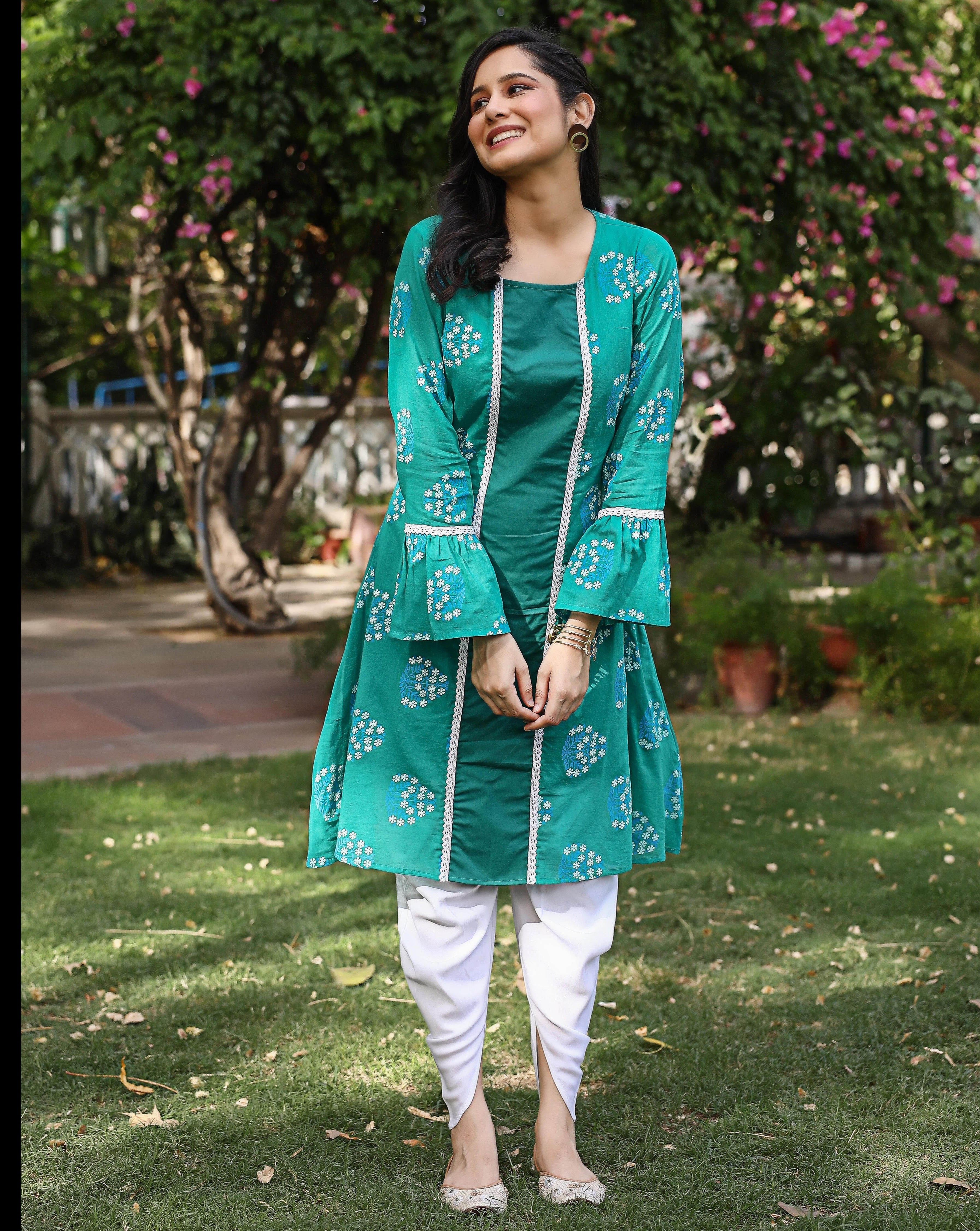 Eco Green Kurta Set