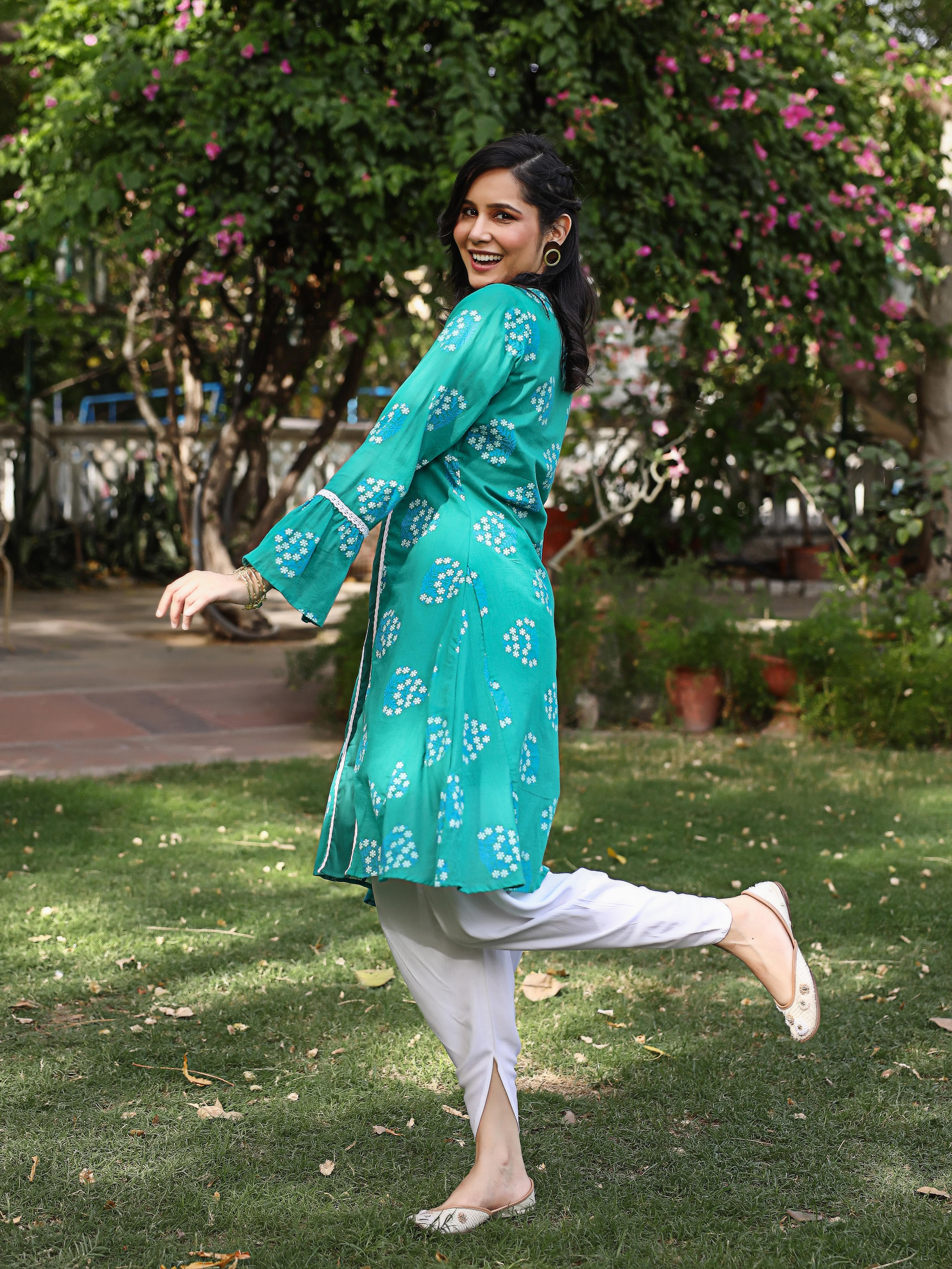 Eco Green Kurta Set