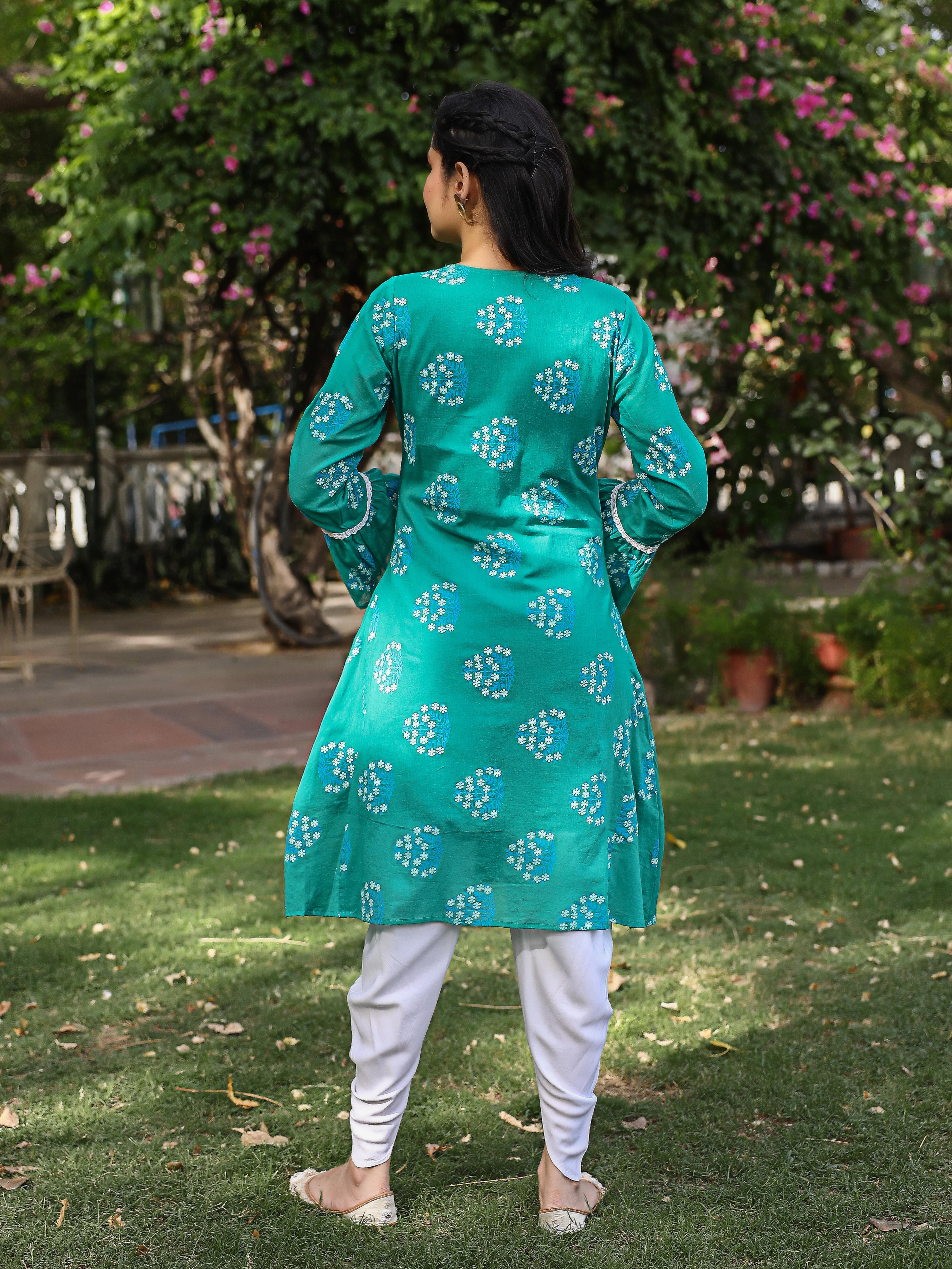 Eco Green Kurta Set