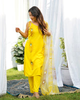 Yellow Morpankh Suit Set