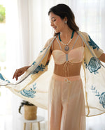 Ivory Floral Sharara Set