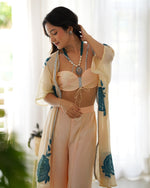 Ivory Floral Sharara Set