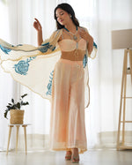 Ivory Floral Sharara Set