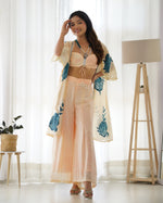 Ivory Floral Sharara Set