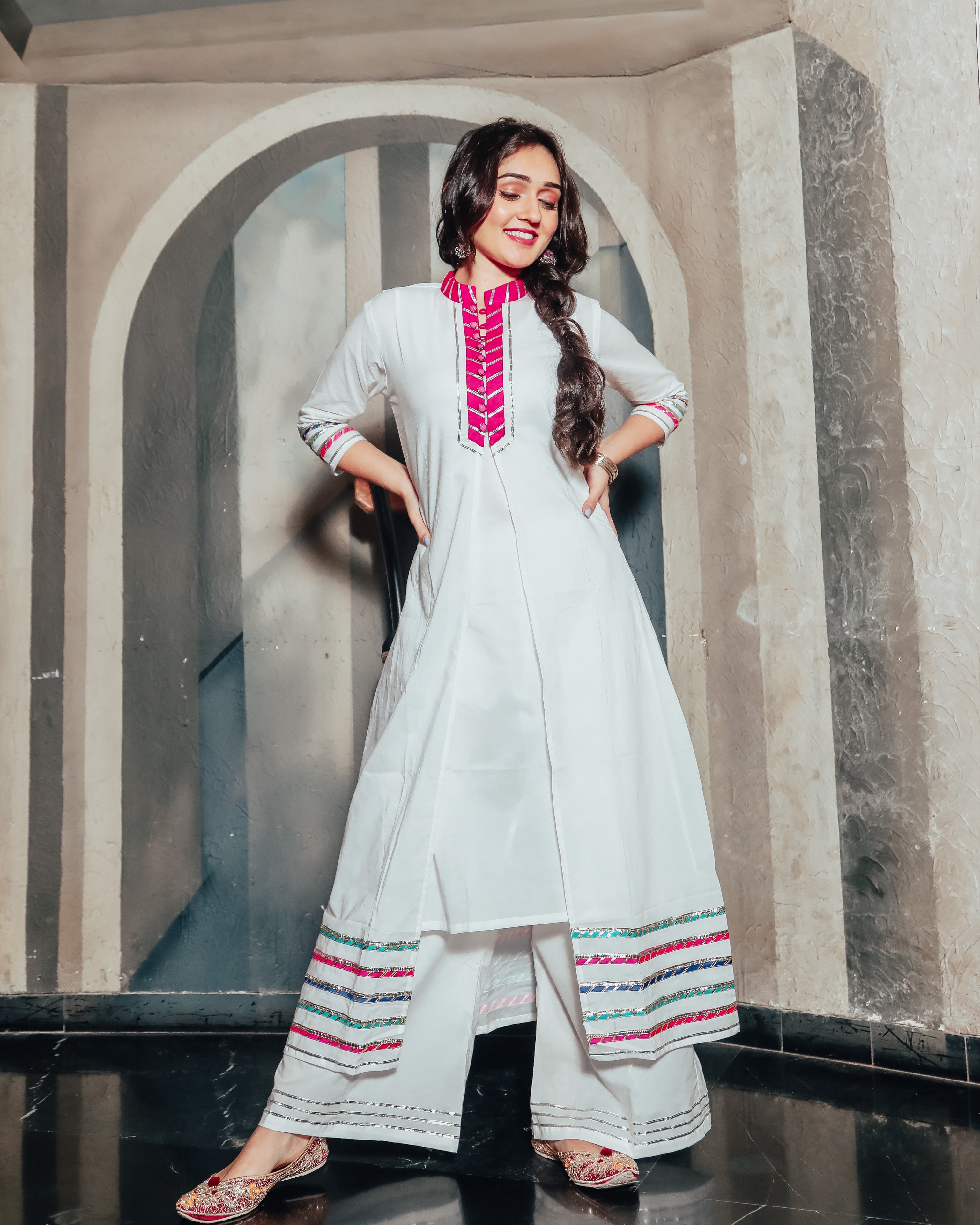 Royal White Kurta Set