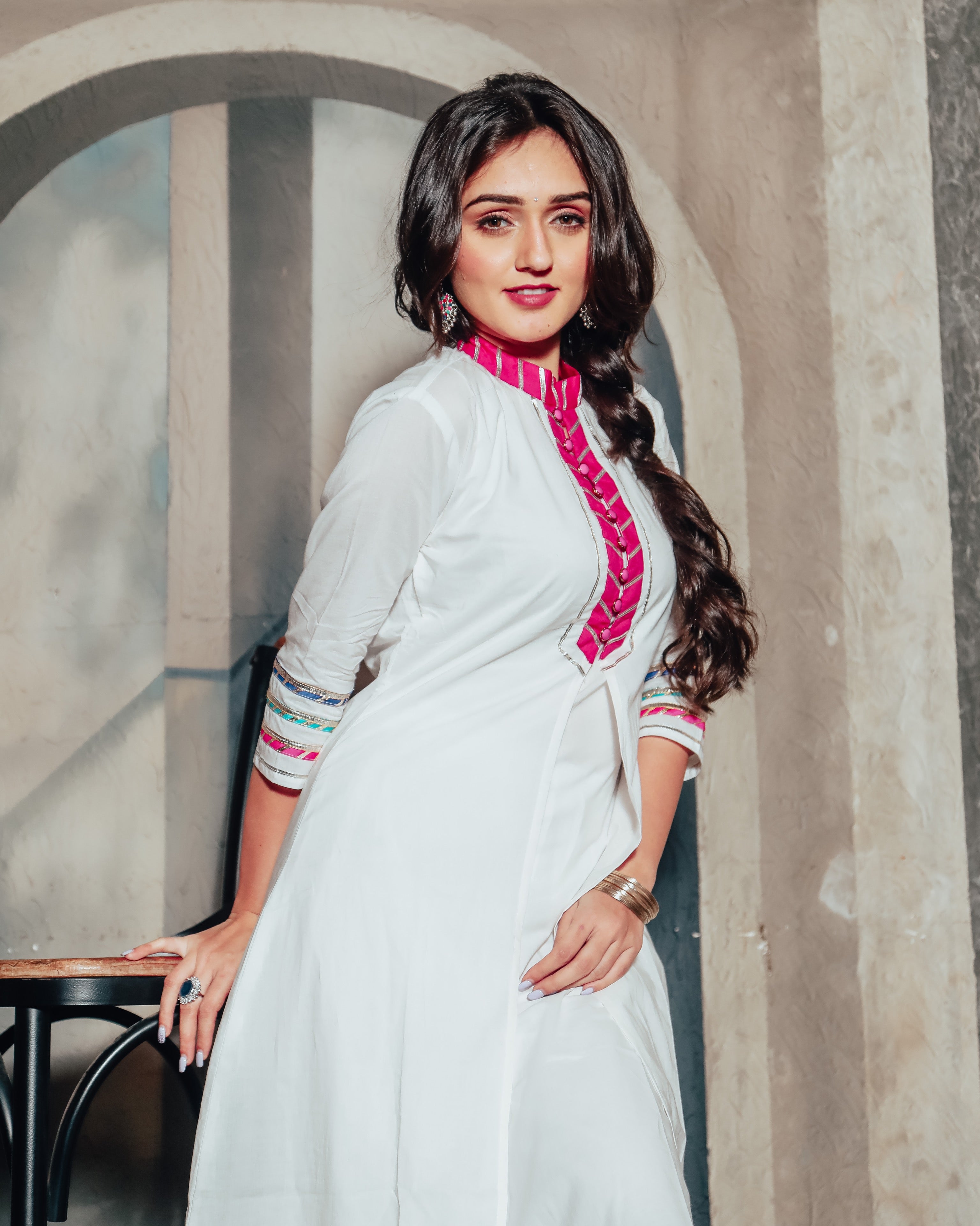 Royal White Kurta Set