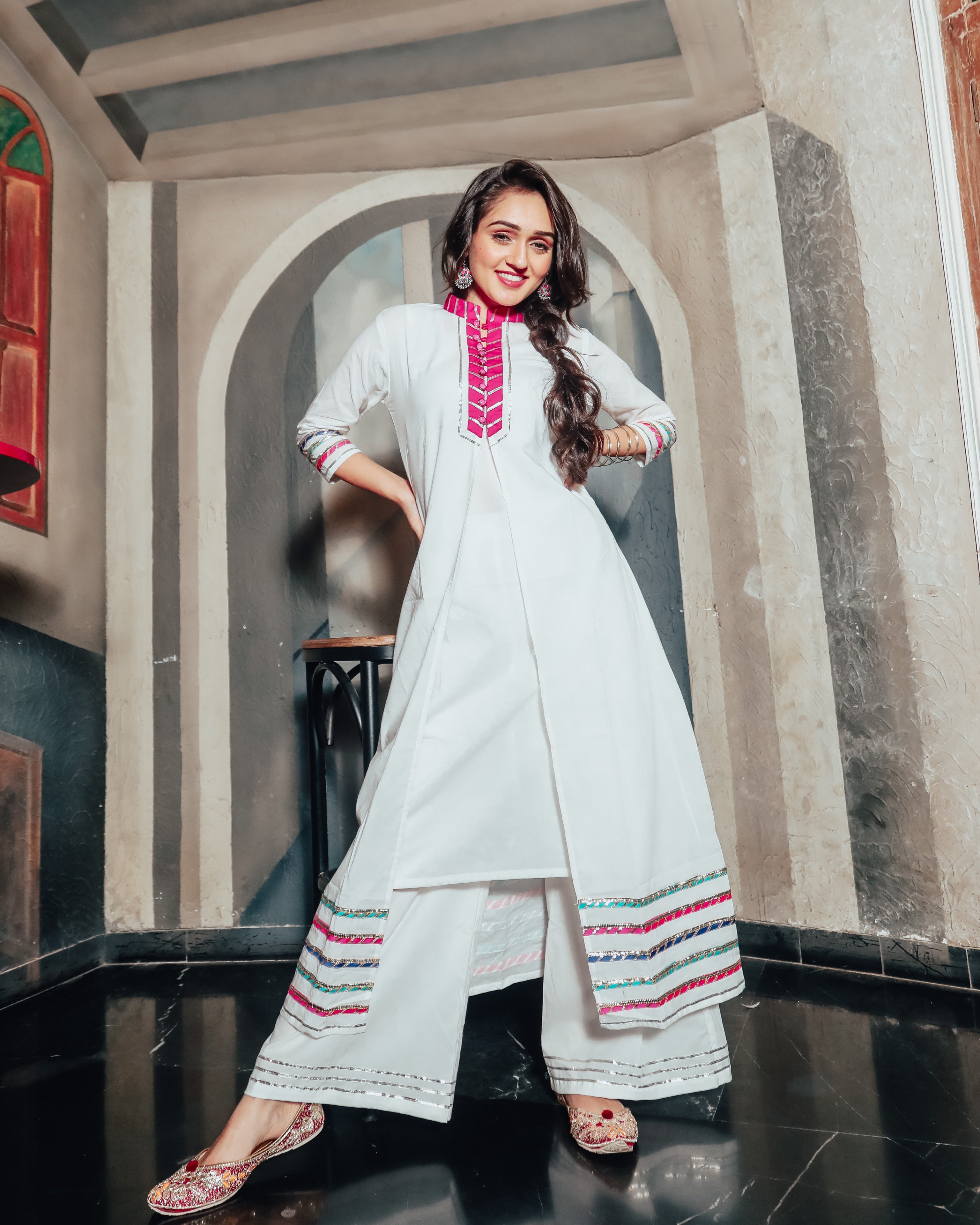 Royal White Kurta Set