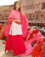 Bright Pink Skirt Set