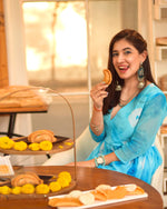 Blue Shade Tie Dye Kurta Set