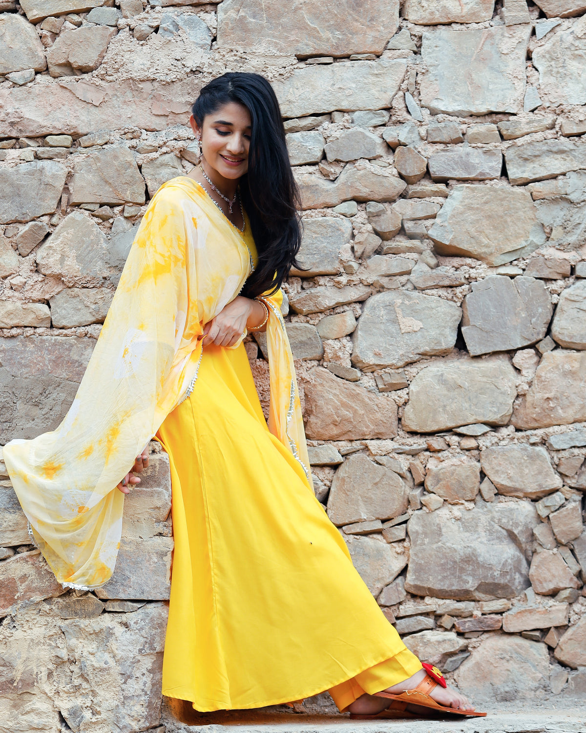 Blooming Yellow Suit Set