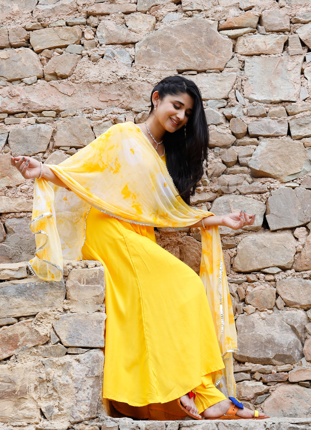 Blooming Yellow Suit Set