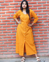 Classy Yellow maxi dress - Thread & Button
