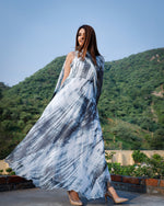 Ruffle White Tie Dye Suit Set