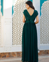 Forest Green sequin Dress
