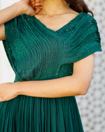 Forest Green sequin Dress