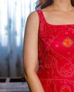 Livia Pink Bandhani Dress