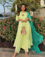 Pista green suit set