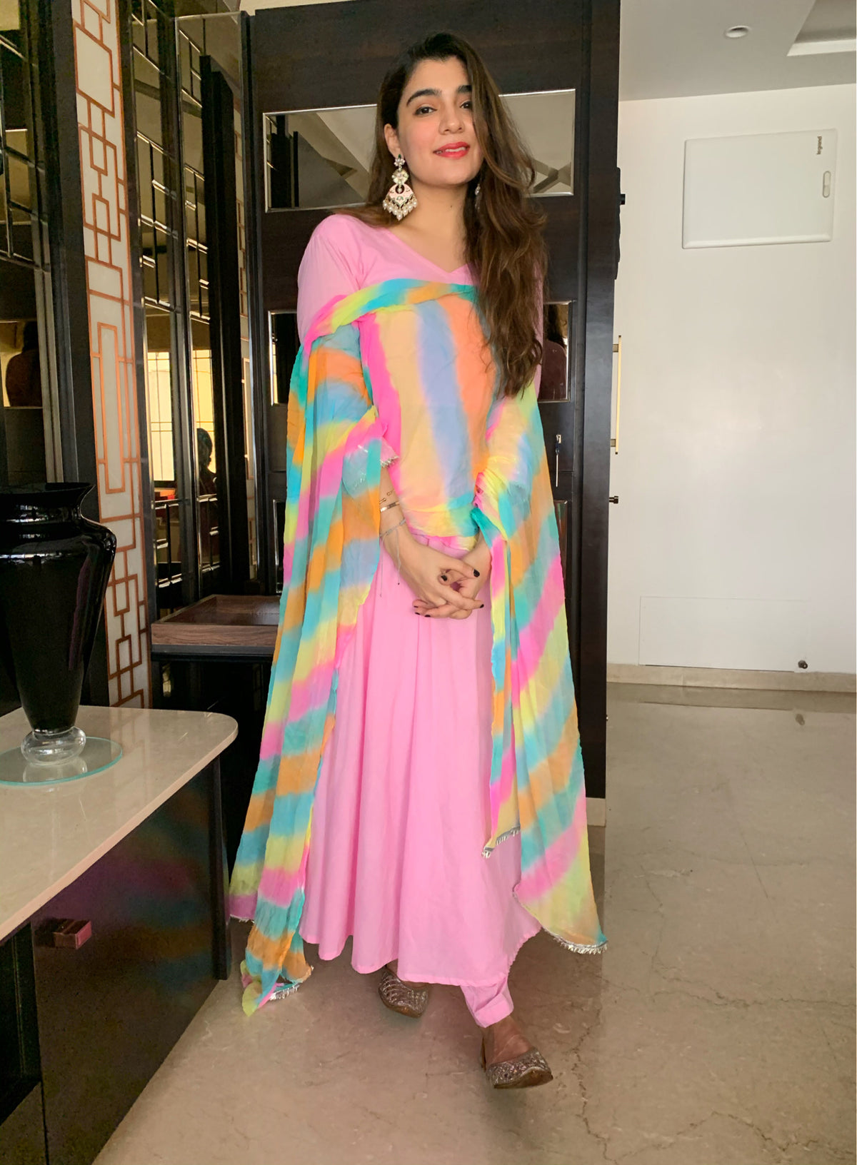 Punch Pink Suit Set