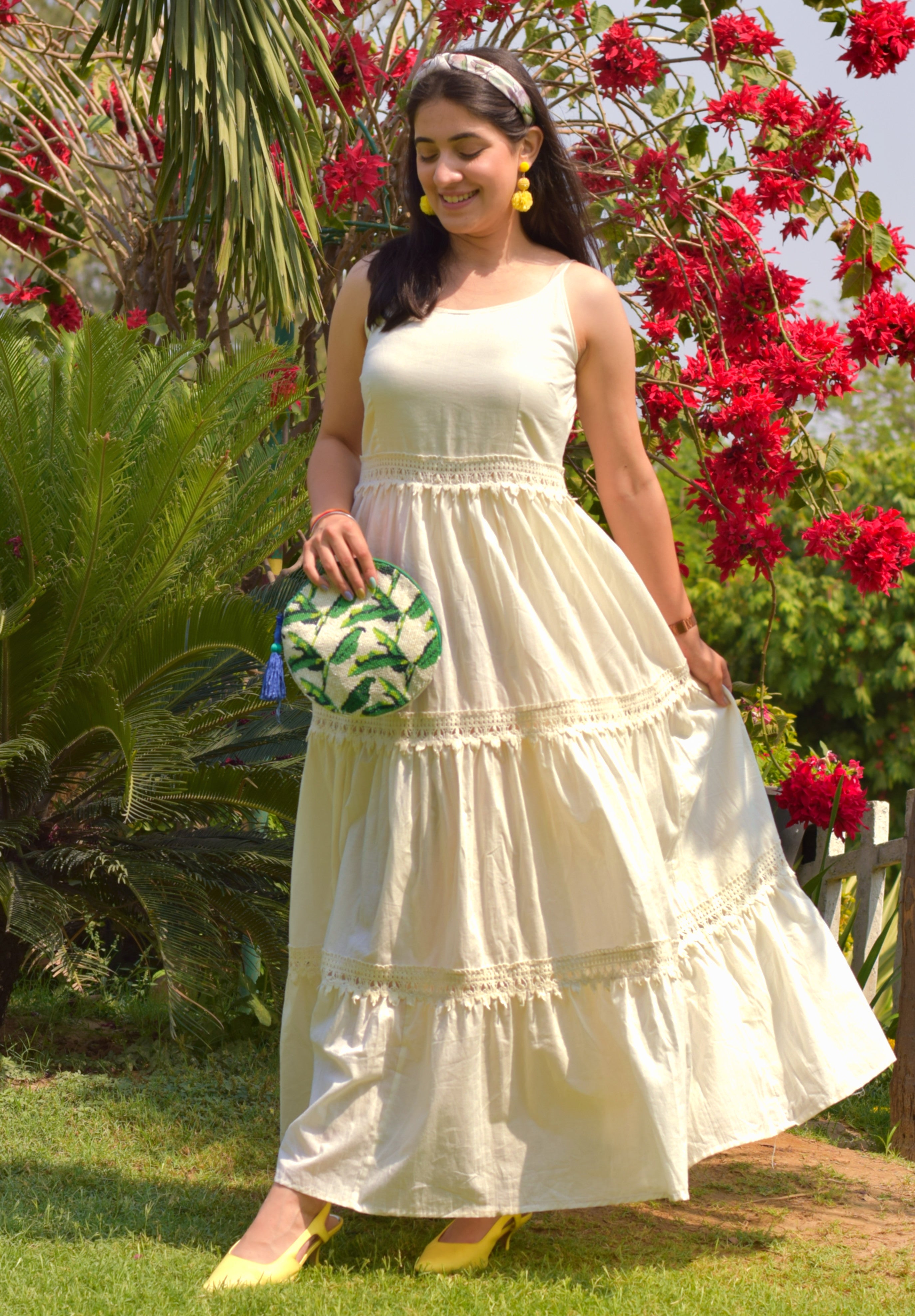 Summer White Cotton Dress