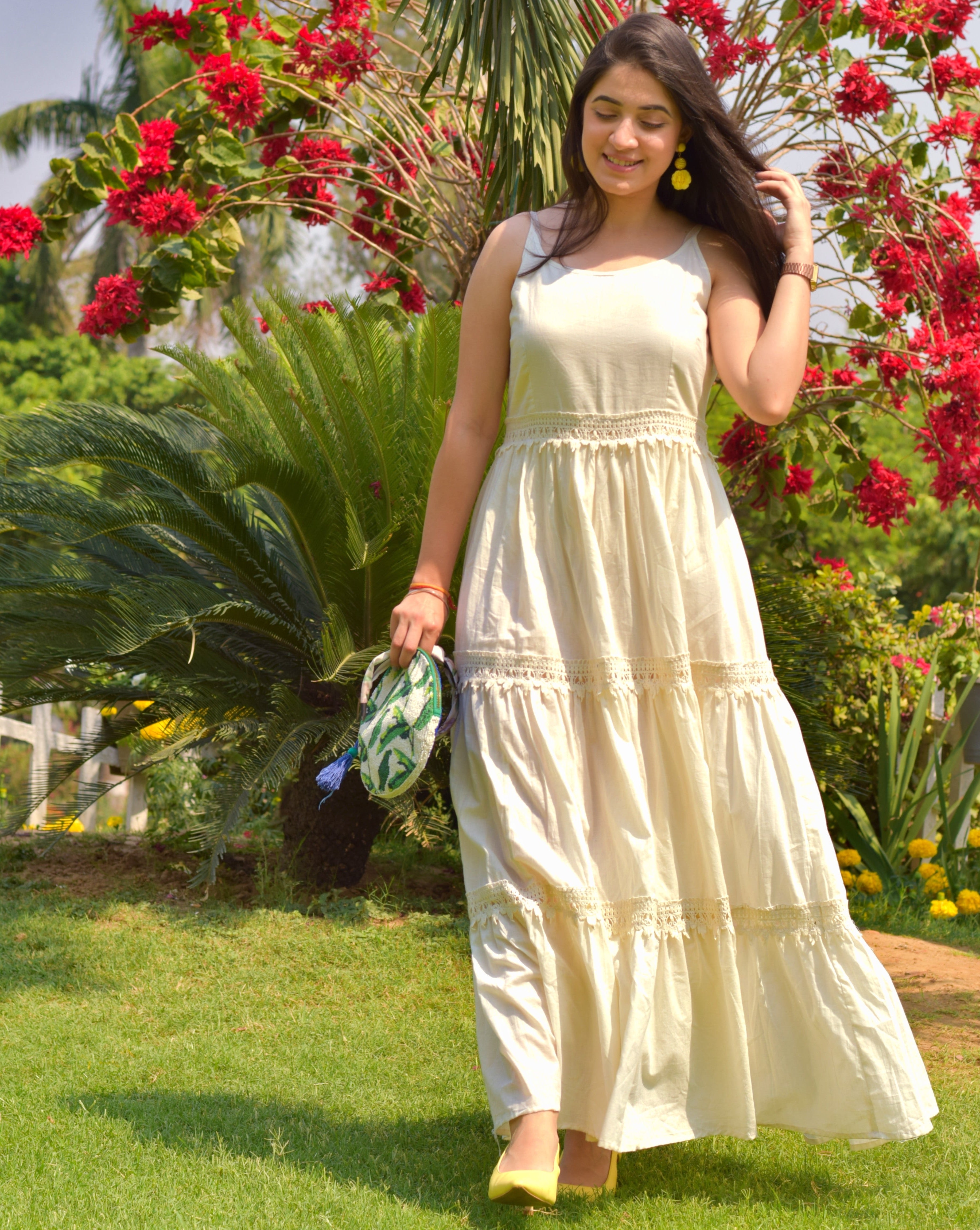 Summer White Cotton Dress