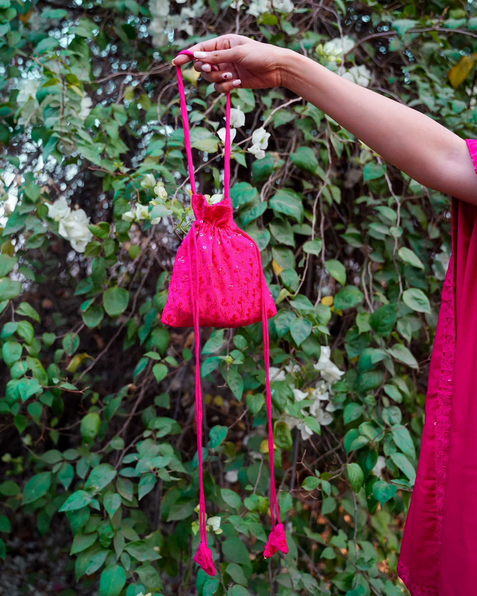 Gulabo Pink Chikankari suit