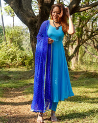 Aasmani Blue Suit Set
