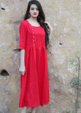 Short red dress - Thread & Button