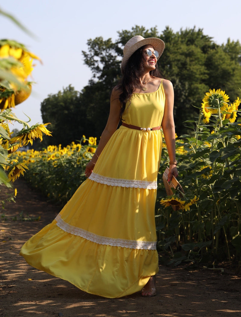 Finch Yellow Maxi Dress