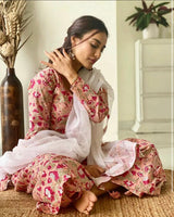 Floral Candy Cotton Suit Set