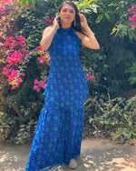 Shark Blue High Low Cord Set
