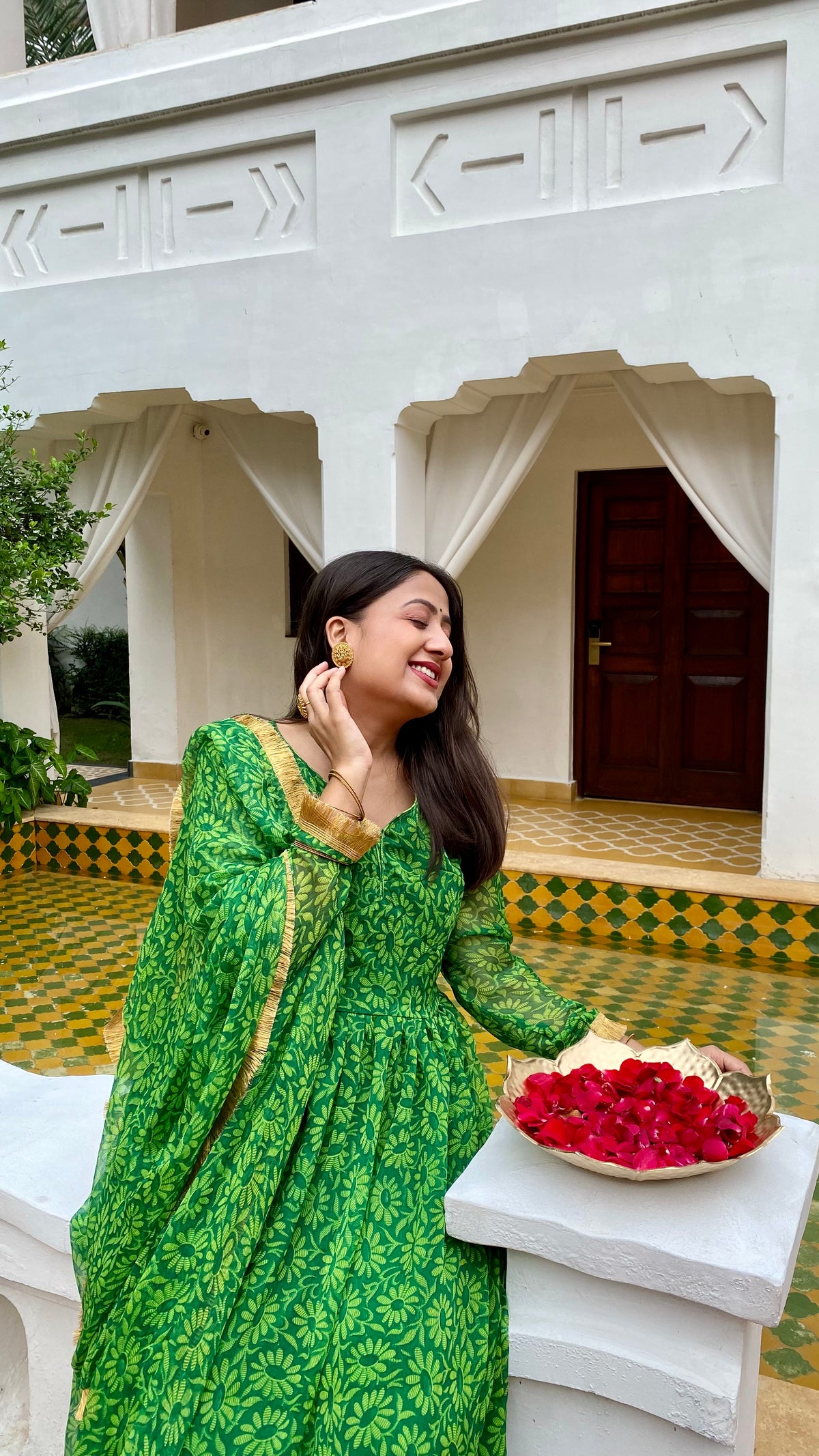 Aarya Green Suit Set