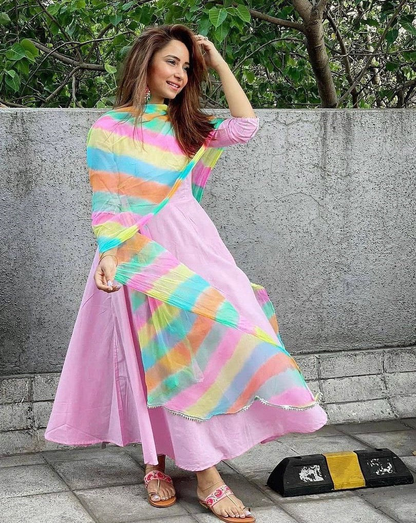 Punch Pink Suit Set