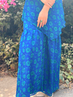 Shark Blue High Low Cord Set