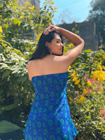 Shark Blue High Low Cord Set
