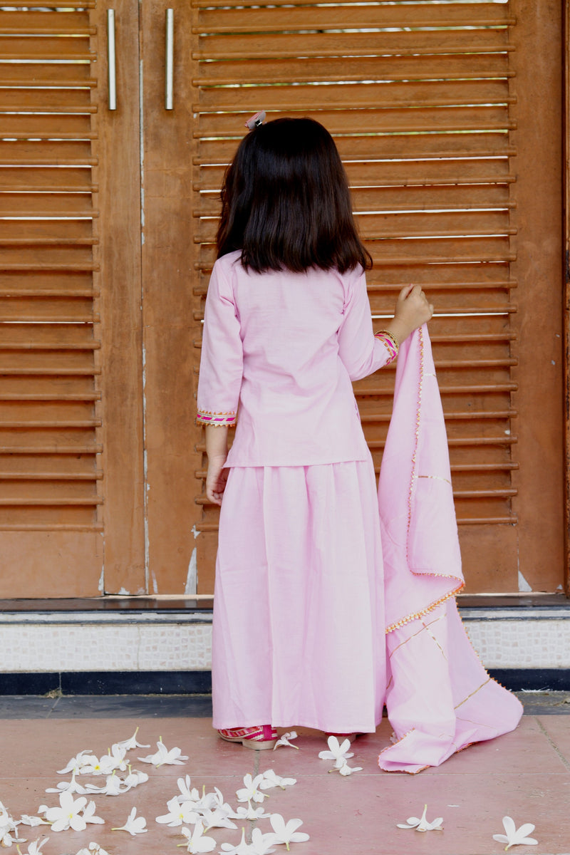 Light Pink Skirt Set