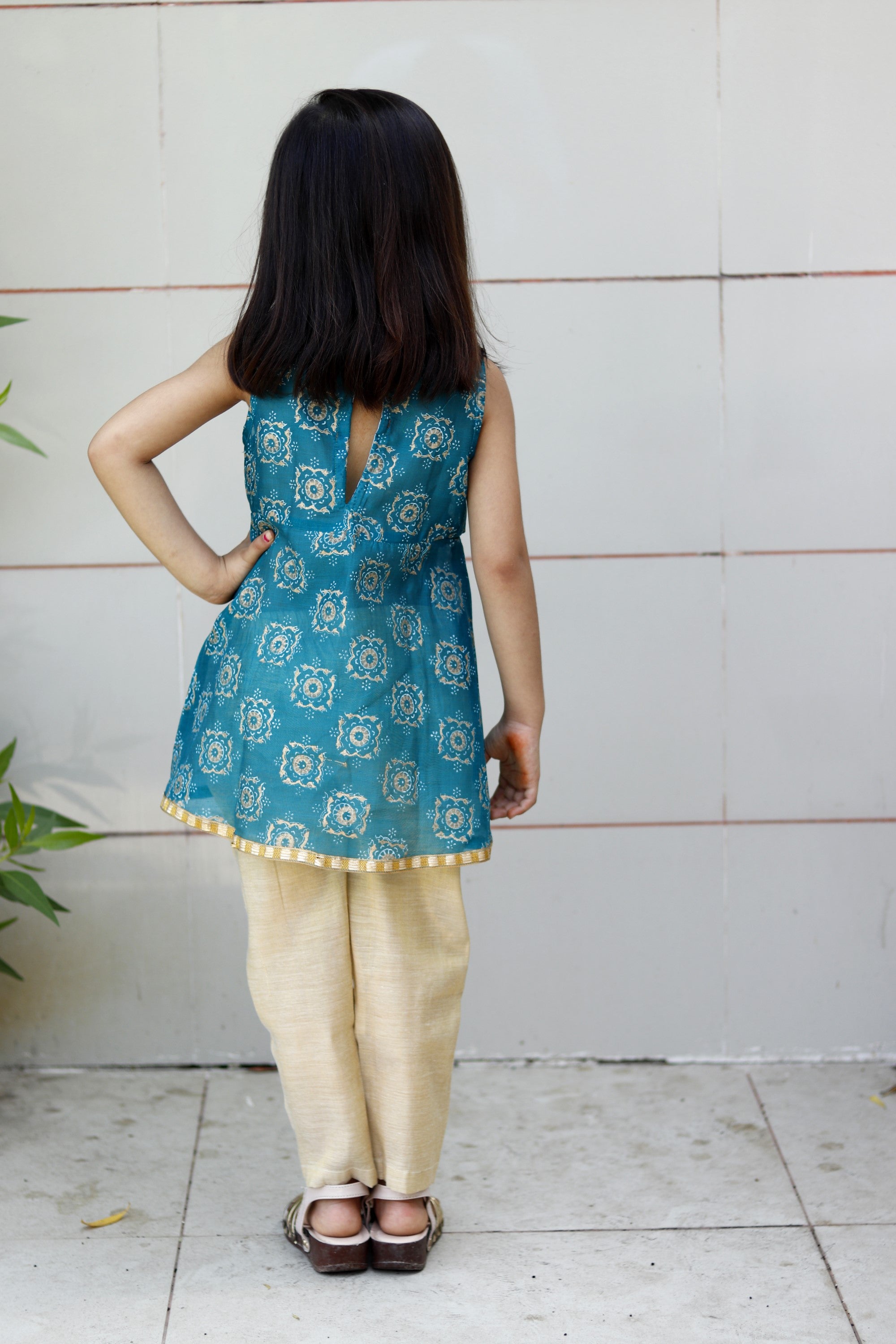 Blue kurta set